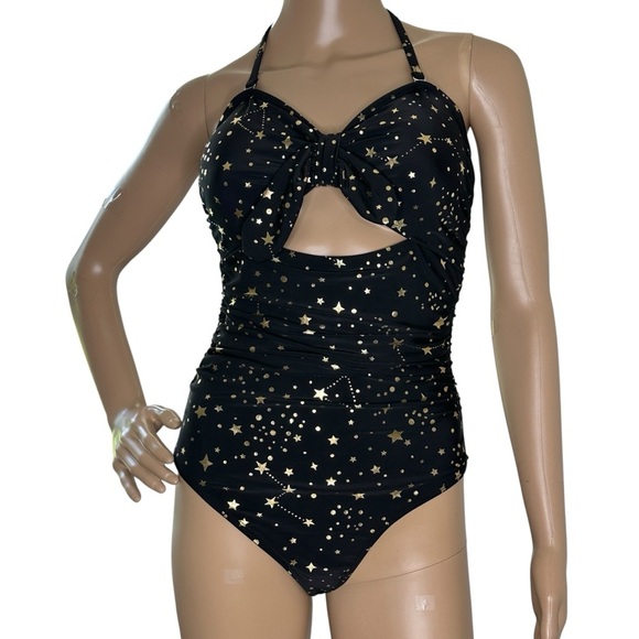 Tempt Me Starry Night One Piece Swimsuit NWT Small - Picture 1 of 5